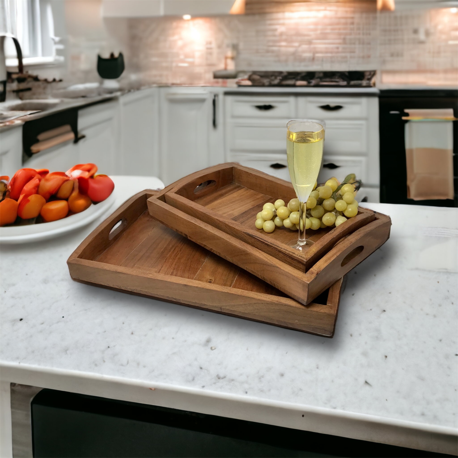 Set of 3 Bartenders Trays 